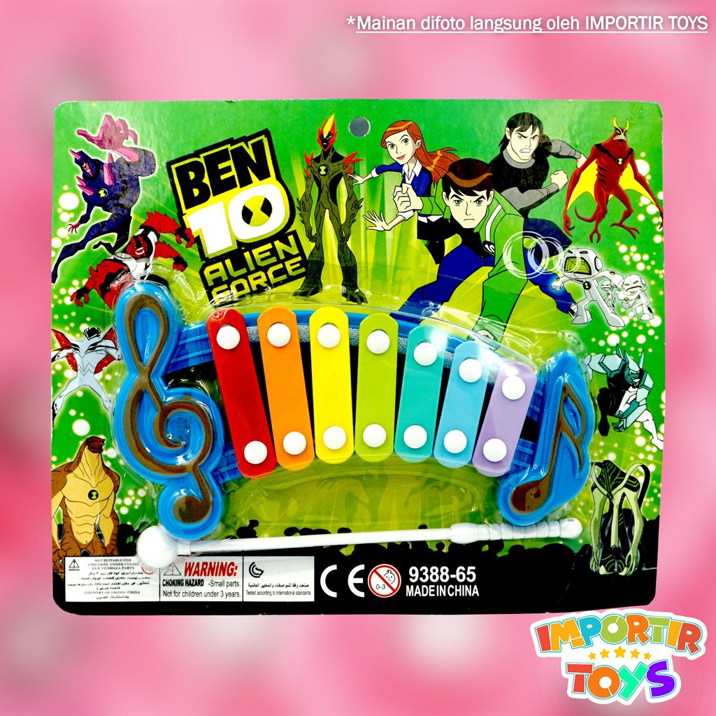 ALAT MUSIK MAINAN 7 TONE XYLOPHONE TOYS AMAZING COLORFUL