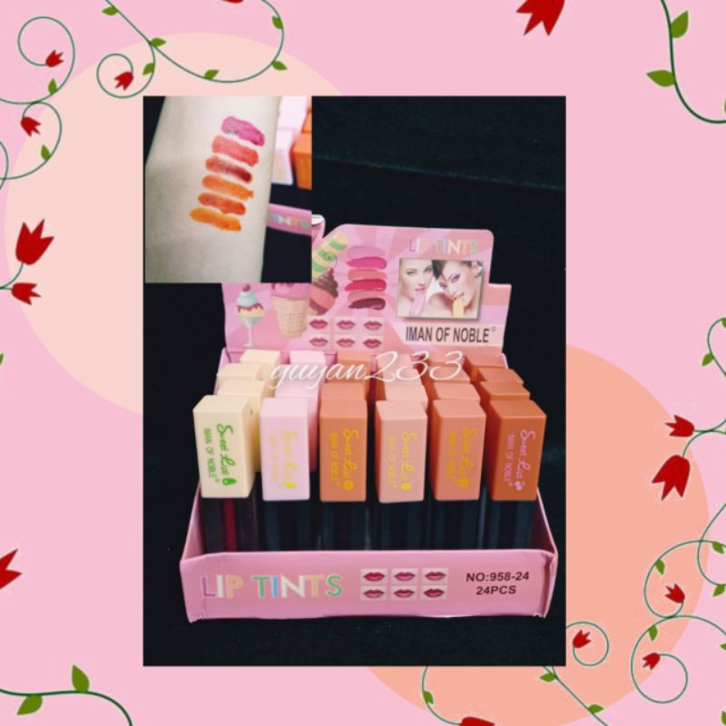 PROMO PER6PCS!!!LIP TINT SWEET LIPS IMAN OF NOBLE 958-24