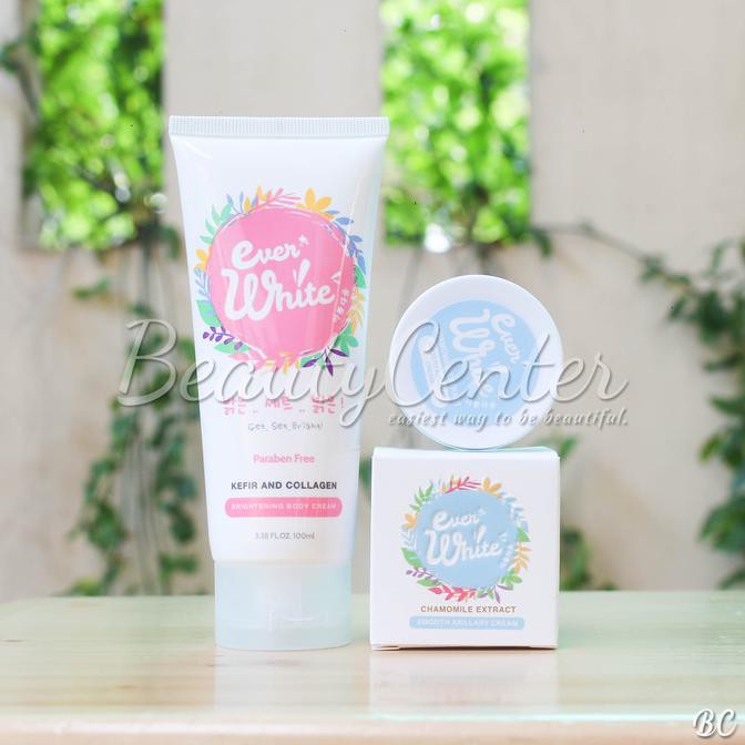 Perawatan Tubuh Paket Everwhite Pink (Badan) + Blue (Ketiak) Bpom Asli  100% Ampuh | Kesehatan |