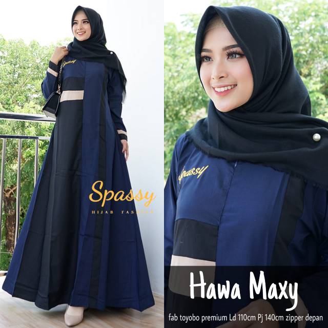 HAWA Maxi dress toyobo spassy