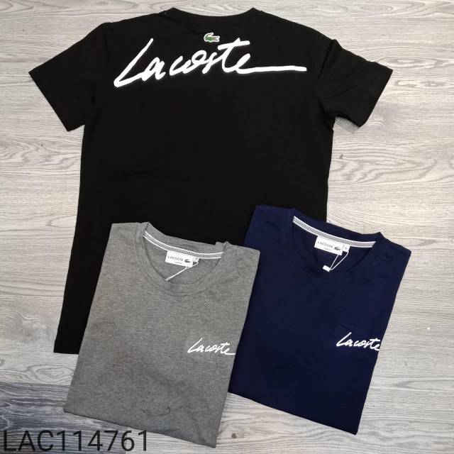  KAOS  OBLONG  PREMIUM LACOSTE  LA 114761 IMPORT Shopee 