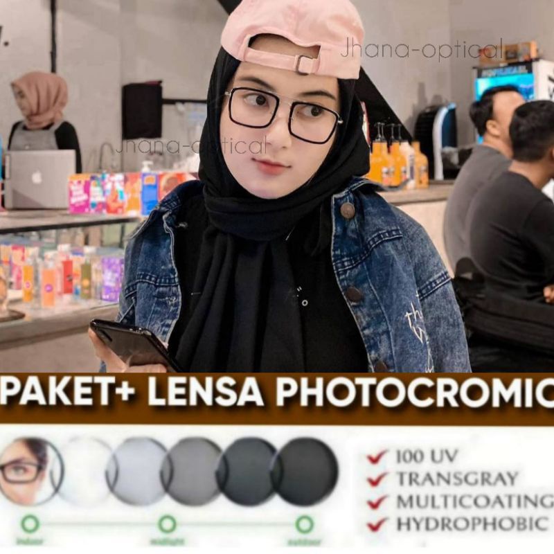 kacamata Paket Photocromic minus Antiradiasi I kacamata pket blue-ray anti radiasi