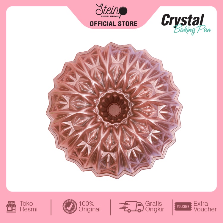 STEIN Crystal Baking Pan (Anti Lengket Ukuran)- 24cm