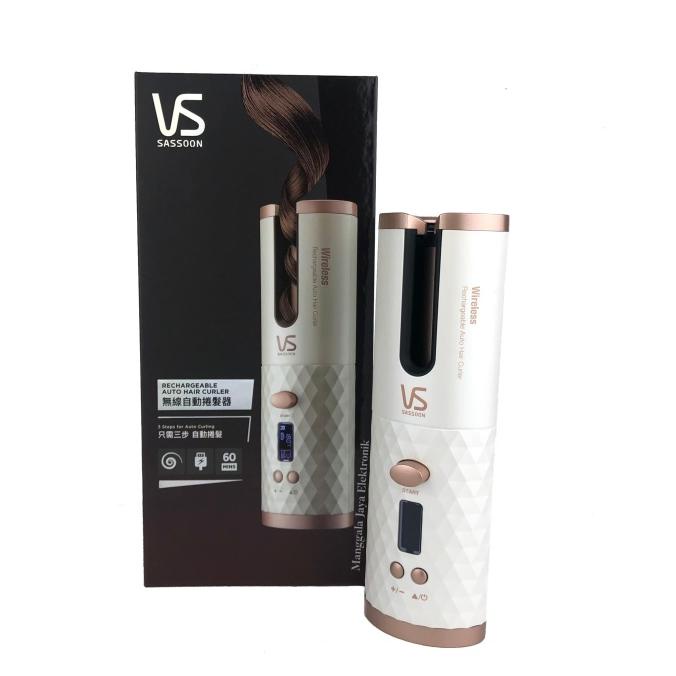 ((BISA COD)) Vidal Sassoon Rechargeable Auto Hair Curler / Catok curly tanpa kabel