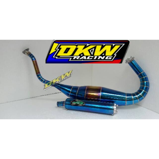 Knalpot ninja RR R SS tipe cobra jrm blue moon