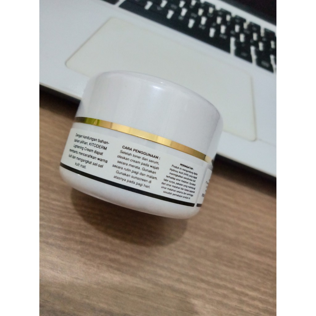 KITODERM LIGHTENING CREAM | CREAM PENCERAH WAJAH BPOM