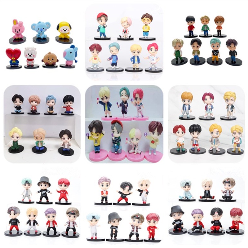 Action figure Bts Lucu Untuk Dekorasi Mobil