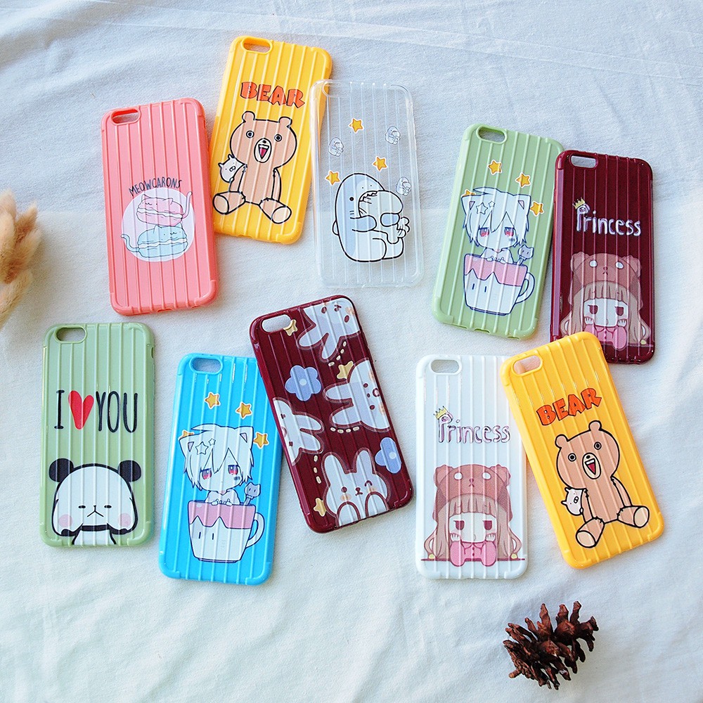 SOFTCASE KARAKTER IPHONE 6 6PLUS 7 7PLUS 8 8PLUS  11 11 PRO 11 PROMAX 12 12PROMAX X XR CASE KOPER GAMBAR LUCU