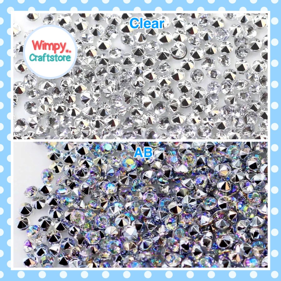 Wimpy Synthetic Diamond Like Cubic Zirconia Crystal Swarovski Aksesoris