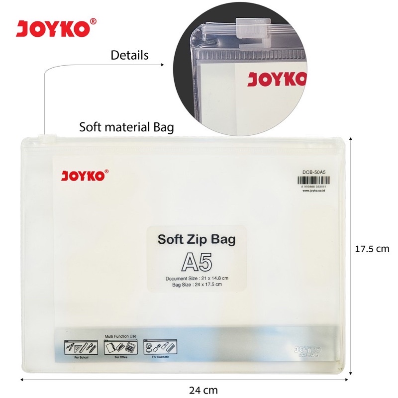 Document Bag Tas Dokumen DCB-50 Transparan