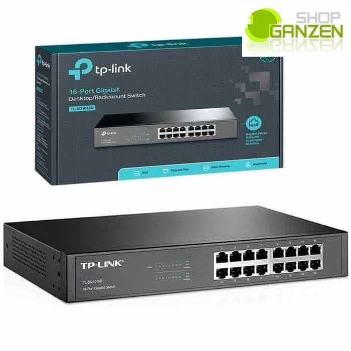 TP-Link TL-SG1016D 16-Port Gigabit Desktop/Rackmount Switch