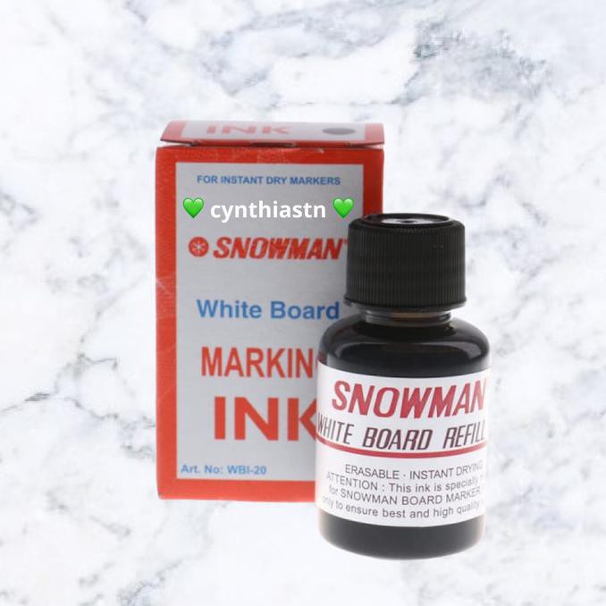 

Menakjubkan Isi Ulang Tinta Spidol Snowman Whiteboard Refill Ink Bisa Dihapus - Hitam Bergaransi