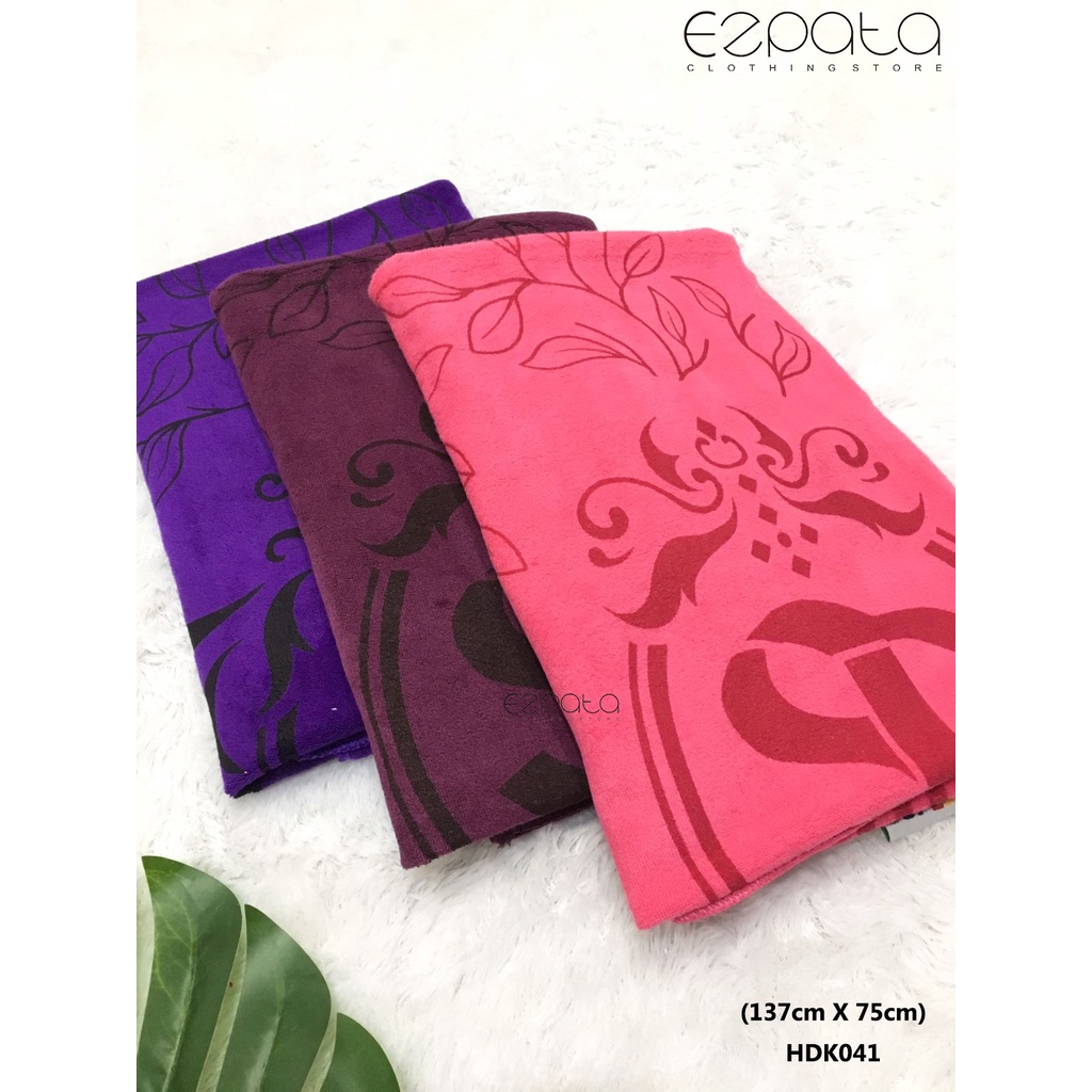 Ezpata Handuk Mandi Dewasa Jumbo Motif Penthouse Warna Warni Murah ukuran 137X75 ringan dan Mudah Menyerap Air