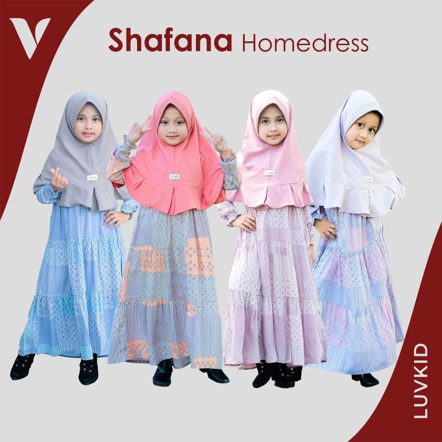 SHAFANA HOMEDRESS ANAK | Homedress Anak | Homedress Bagus | Homedress Murah | Homedress Cantik