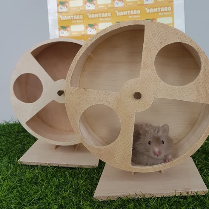 kincir besar hamster syirian 17 CM / joging wheel hamster model kayu