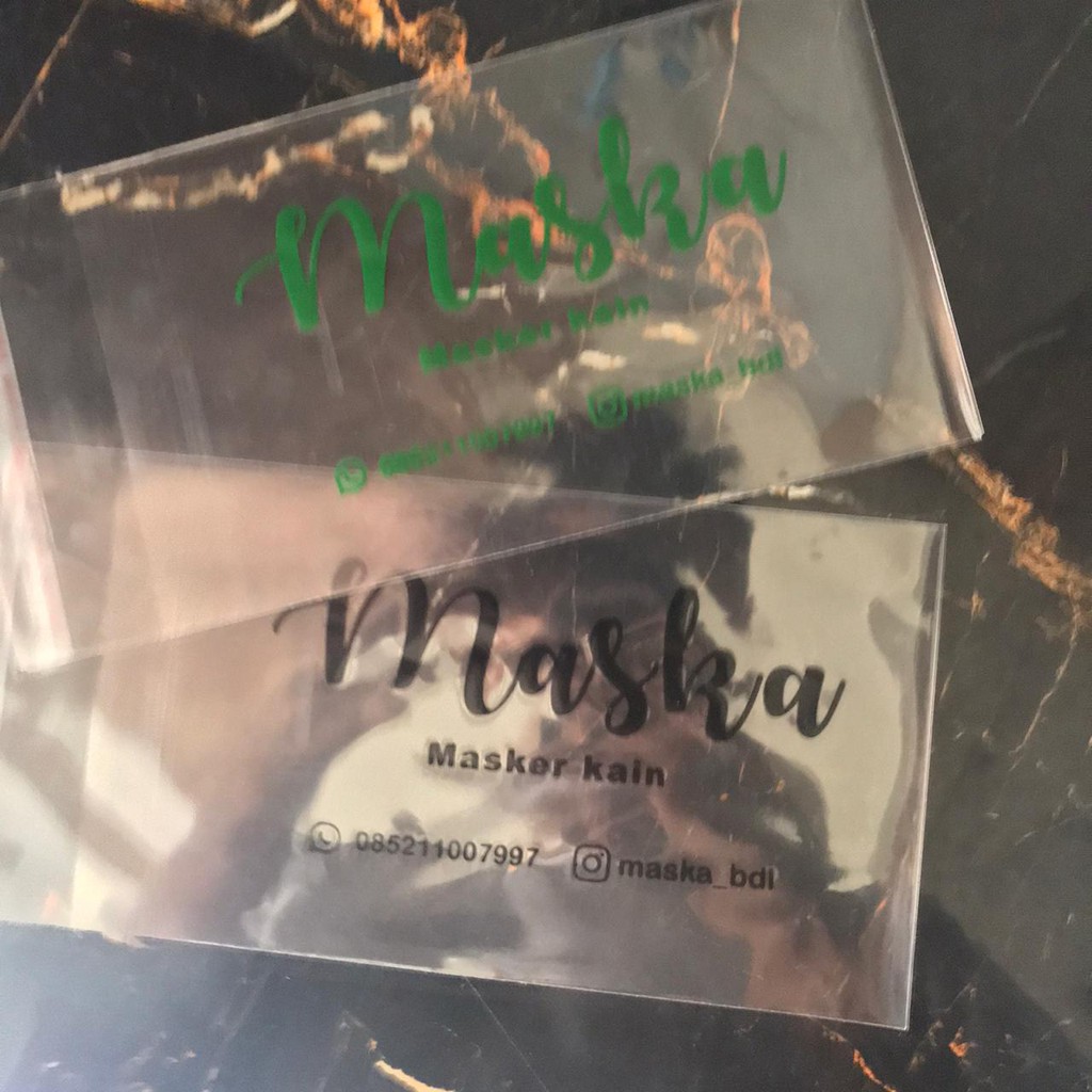 uk.14,5x25 cm  Plastik Sablon opp jilbab/masker 2HARI jadi Plastik Sablon  tebal 0,33 mic
