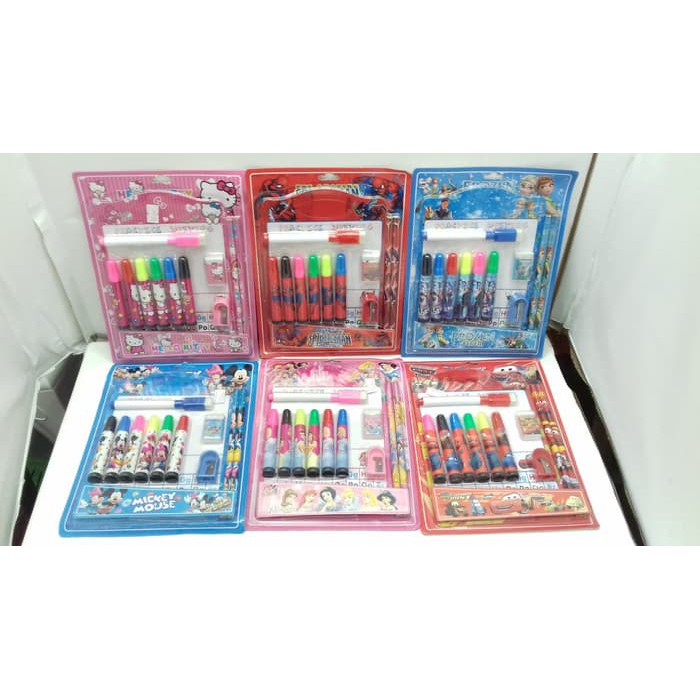 

Paket Ujian - Paket Alat Tulis - Paket Puzzle Anak Stationary Set Spidol Dan Papan Tulis Produk