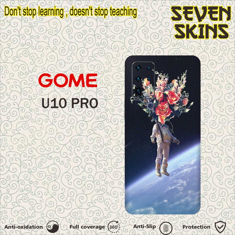 SKIN HANDPHONE DAPAT 2 PCS  GOME U10 PRO FLOWERS