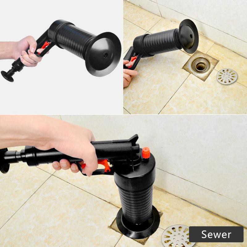 BISA COD Pompa Sedotan Saluran WC Westafel Ledeng High Pressure Air Drain Plunger - BEAR FORCE DB275