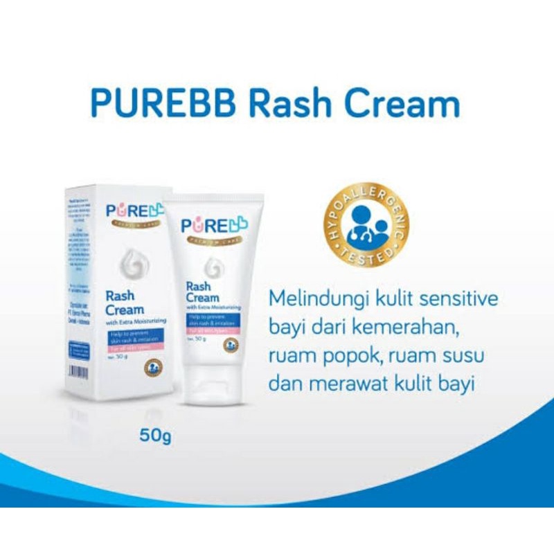 Pure baby Rash cream 50gr