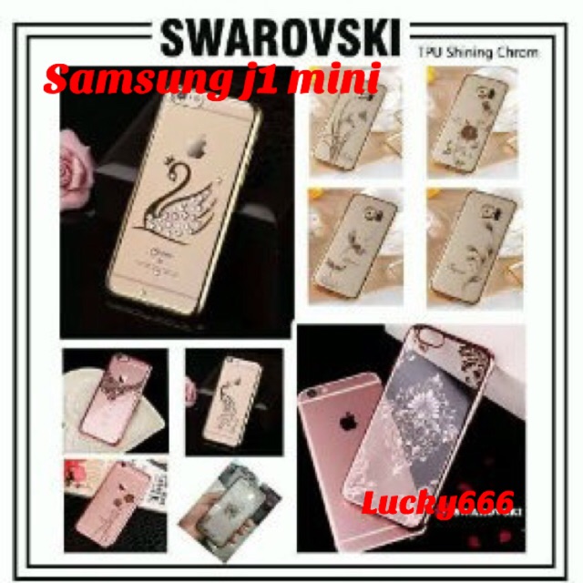 Samsung j1 mini / j105/ case / Tpu shining chrome swarovski samsung galaxy j1 mini