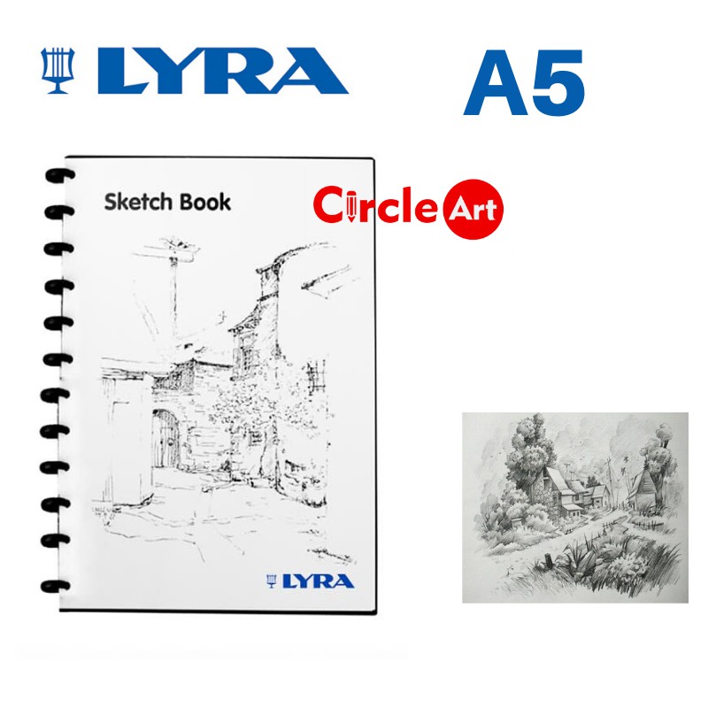 

Lyra Sketch Book Binder A5 / Buku Gambar / Sketchbook A5