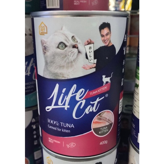 Life Cat Kaleng Adult dan Kitten 400gr