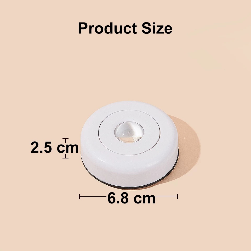 Set Lampu Proyektor 2 Mode Warna Pelangi Dengan Perekat Untuk Lemari Pakaian