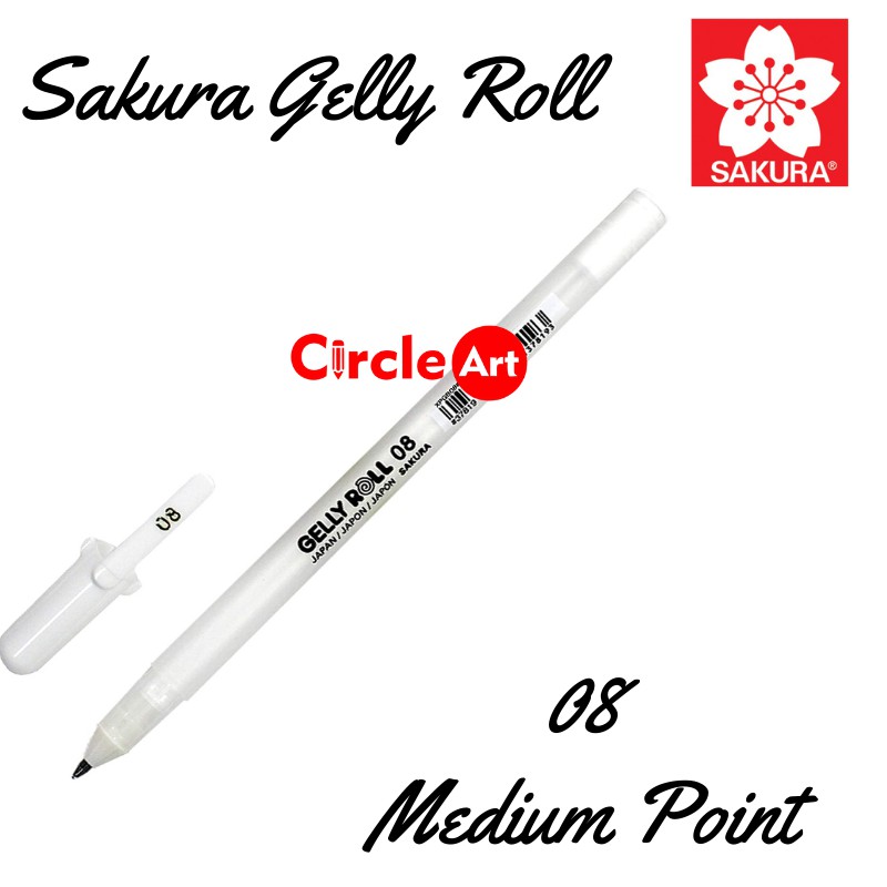 

Sakura Gelly Roll Ink Pen White 0.4mm (Gel Ink Pen)