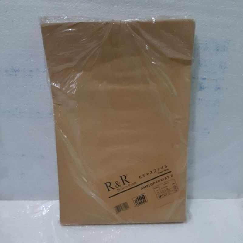

Amplop Coklat Folio F4 R&R 24x35 cm