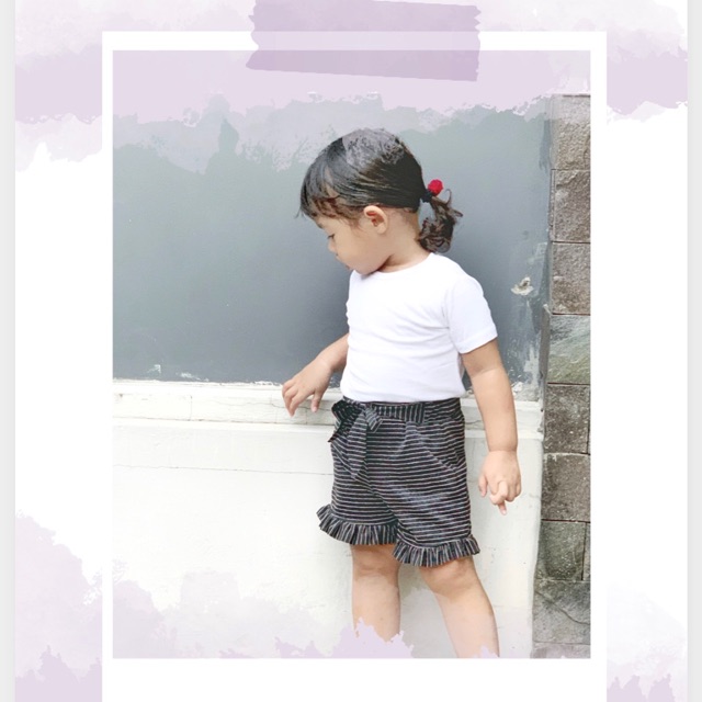 Rib tight tee | kaos rib anak