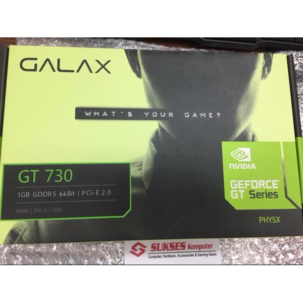 GALAX nVidia Geforce GT 730 1GB DDR5 64 Bit