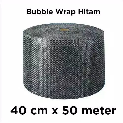 

plastik bubble wrap hitam ukuran 40cm x 50meter plastik pembungkus plastik pengaman