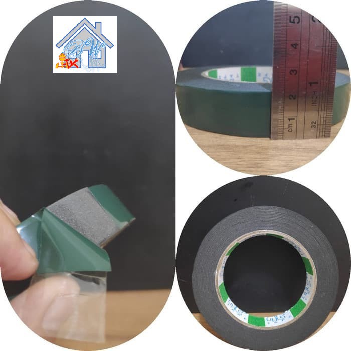 

DOUBLE TAPE HIJAU 1 INCH NT SOLATIF BOLAK BALIK HIJAU NT