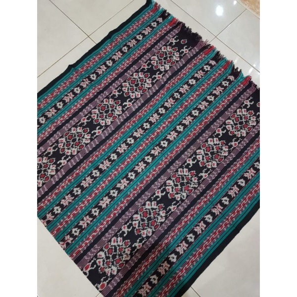 Kain Tenun Maluku Hijau Tosca Tenun Maluku Kain Maluku Tenun Blanket Hijau Tosca