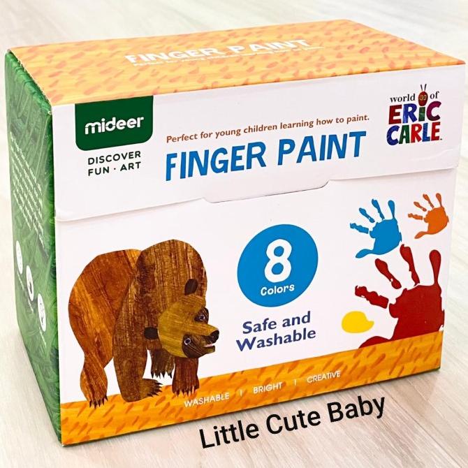 

PROMO Mideer X Eric Carle Finger Paint Washable Non Toxic/CAT AKRILIK SET/CAT AKRILIK SET 24 WARNA/CAT AKRILIK PASTEL/CAT AIR/CAT AIR LUKIS SET/CAT AIR GIOTTO/KUAS LUKIS 1 SET/KUAS LUKIS KECIL/KUAS LUKIS LENGKAP/KANVAS LUKIS/KANVAS LUKIS SKETSA/KANVAS