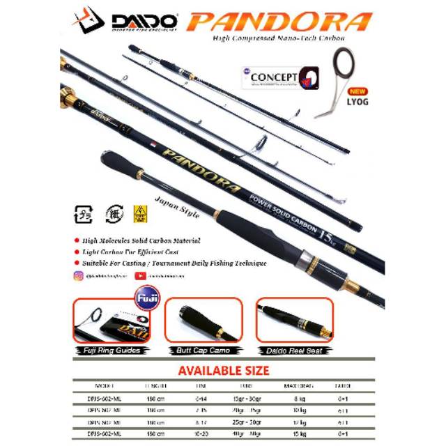 Joran DAIDO PANDORA 602 180cm