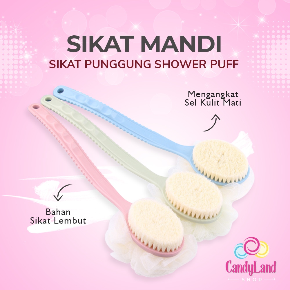 Sikat Mandi Punggung Shower Puff