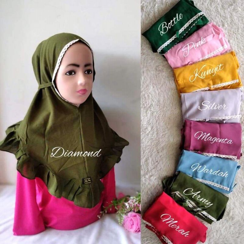 (COD)BERGO MARYAM ANAK REMPEL RENDA DIAMOND