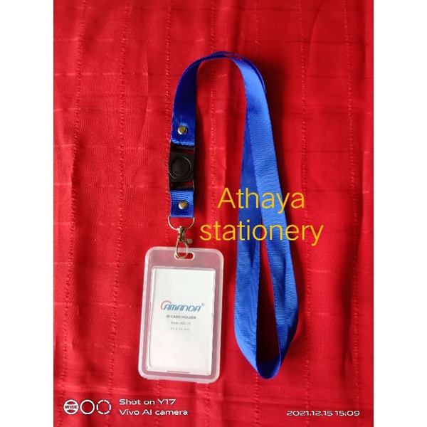 

Tali ID card stoper 2 cm+ID card Amanda (85×54 mm)