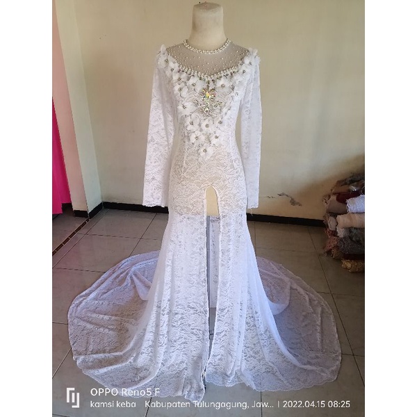 pesanan kebaya duyung polosan