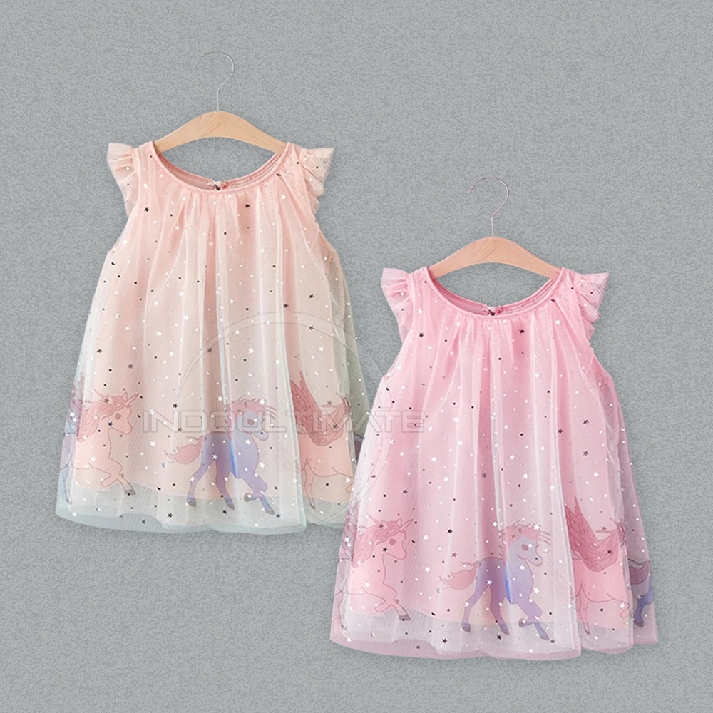 DRI-102 Dress Pesta Anak Bayi Balita Perempuan [2-6Tahun] Rok Anak Baju Pesta Anak Import Pakaian balita cewek