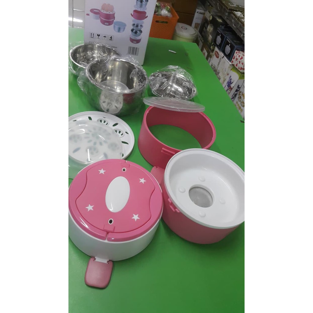 Tori Rice Cooker Lunch Box 1.0L / Penanak Nasi Serbaguna TLB111