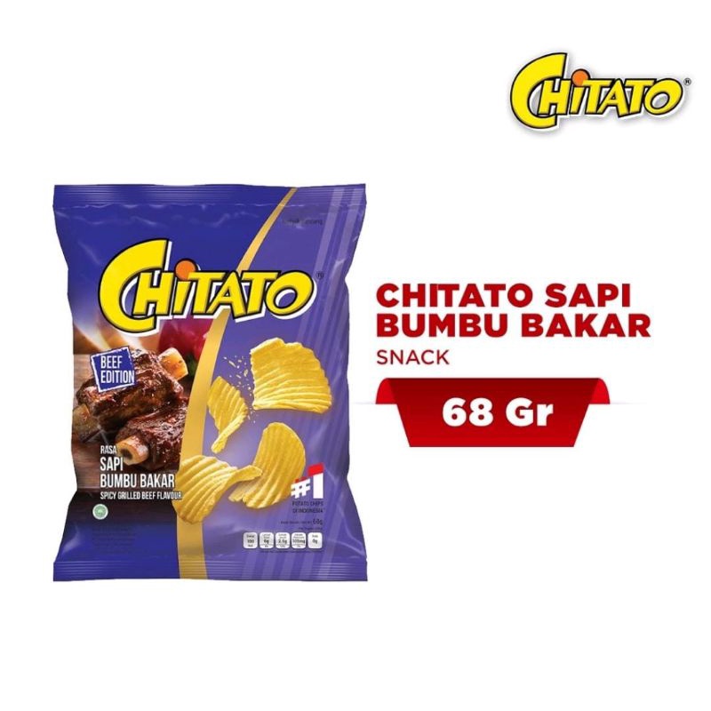 

Chitato rasa sapi bumbu bakar 68g FREE EMAS S&K berlaku cek di keterangan