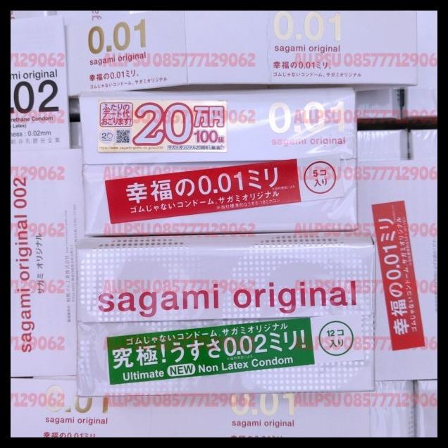 Sagami Original 0.01 001 & Sagami 0.02 Bundling Condoms Kode 500