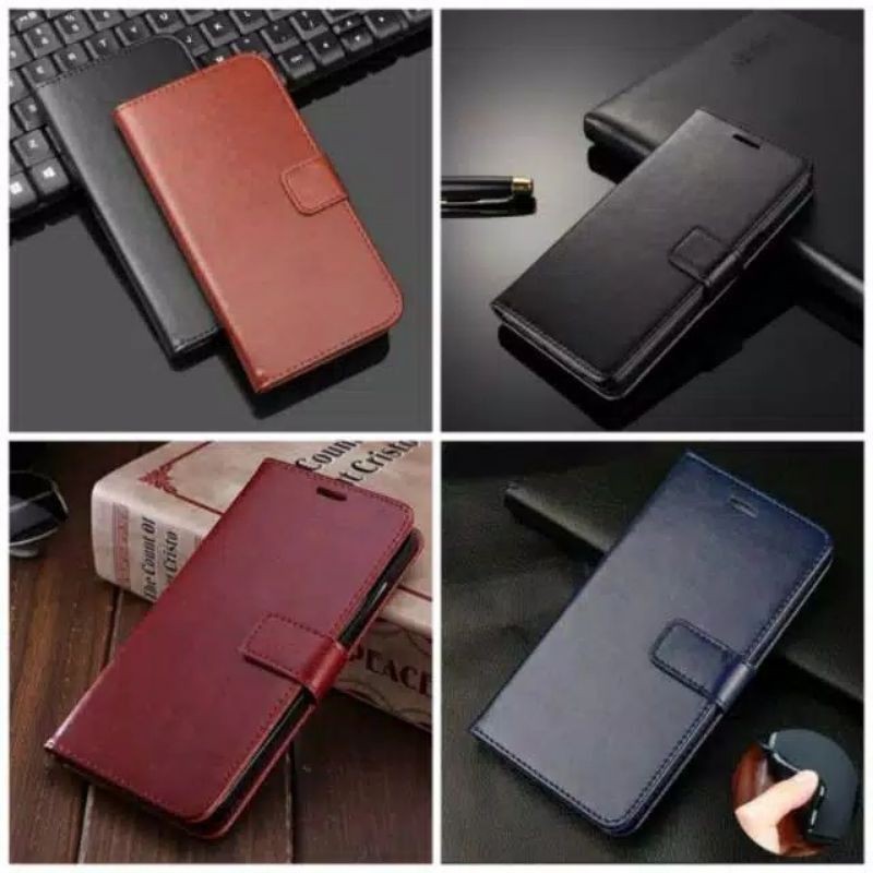 Oppo Reno 4F Flip Case Kancing Softcase Leather Cover