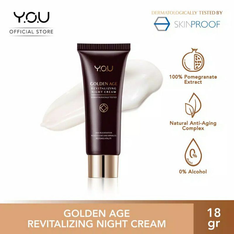 YOU Golden Age Revitalizing Night Cream 18 GR / Overnight Cream