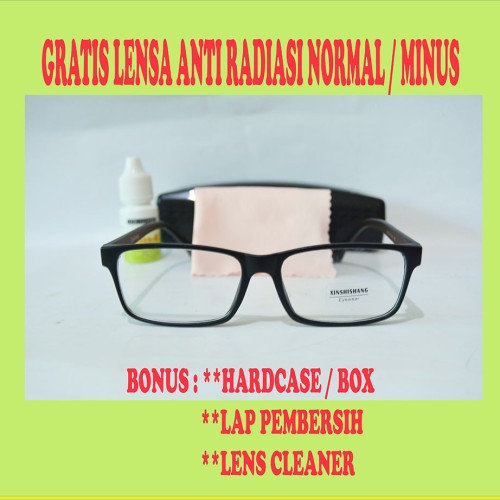 FRAME KACAMATA MINUS KOREA XINSHISHANG 6282 FREE LENSA ANTI RADIASI
