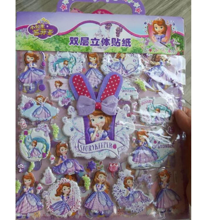 

Sticker Anak Import stiker lucu tempelan Sticker princess Mainan Stiker anak perempuan 4J1