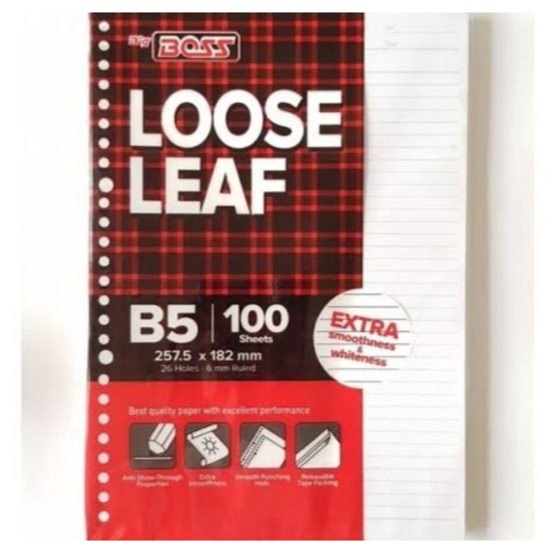 

ISI BINDER B5 NOTE BINDER LOOSE LEAF